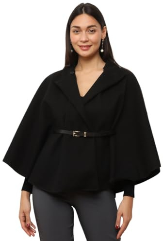 La Modeuse Cape ceinturée avec boutons