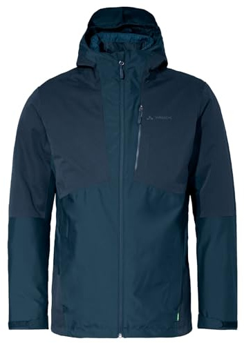 VAUDE Miskanti II 3in1 Outdoorjacke für Herren – Wasserdichte Regenjacke für Herren mit herausnehmbarer Innenjacke, winddichte & atmungsaktive 3 in 1 Jacke für Herren – ideal für Trekking & Wandern