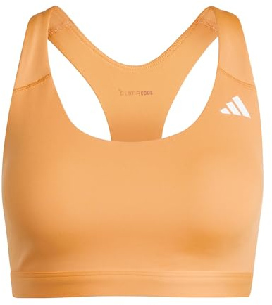 adidas Damen Optime Essentials Workout Medium Support Bra, Pure Orange, XXS