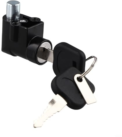 Batterilås för elcykel med 2 nycklar för Hailong 1-2 cykel batterifodral lås & nyckelset, säkerhetslås för elcykel (11 mm)