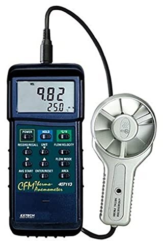 EXTECH Instruments 407113 CFM Metal Vane Anemometer