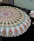 Popular Handicrafts Großer Ombre-Mandala-Bodenkissenbezug – Kissenbezug – Sitzkissenbezug, Bohemian-Yoga-Dekoration, Bodenkissen, 81,3 cm, Mehrfarbig