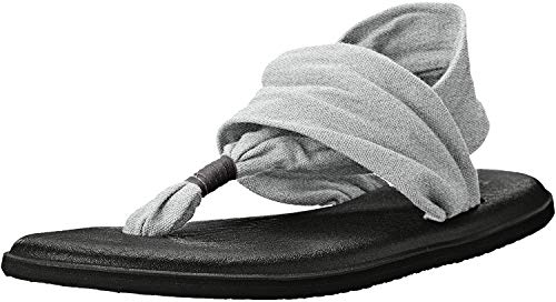 Sanuk Damen Yoga Sling 2 Metallic Sandale, grau, 37 EU