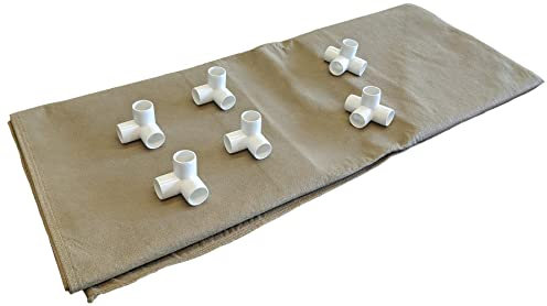 Sustainable Village Grassroots Fabric Raised Garden Bed KIT • Opt. Blumat & BluSoak Drip Irrigation Kit • Opt. Trellis Kit (3' x 6')
