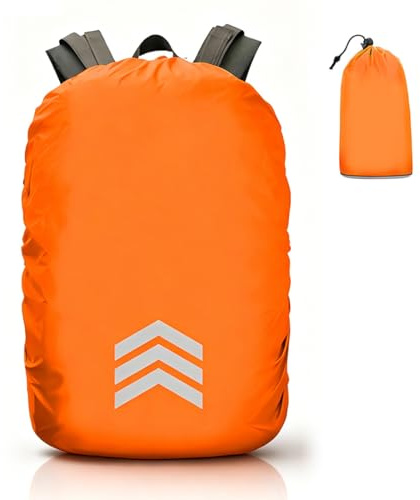 Androxeda 1 Housse de Pluie pour Sac à Dos, Protection Imperméable et Anti-Poussière, Couverture de Pluie Légère et Compacte, pour Randonnée, Voyage et Activités de Plein Air