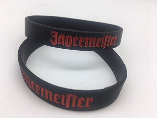 2 Jägermeister Freundschaftsarmbänder im Set Silikon Armband