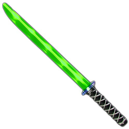 The Glowhouse Light Up Ninja Sword Toy Green Flashing Sword