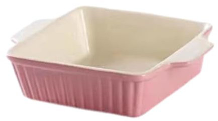 FytStycale Baking Dishes, Porcelain Baking Dishes with Handles, Ceramic Bakeware Bakeware Tray, Lasagna Pans Practical And Versatile, for The Oven And Grill, Square