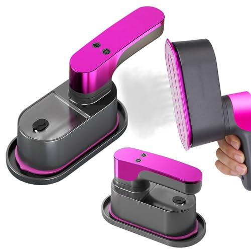 Steamer Dampfbügeleisen, 1000W Tragbares Reisebügeleisen Mini, 10 S Schnelles Aufheizen, 120ML,160°C Konstante Temperatur, Auto Ausschaltschutz, Dampfbügeleisen Bügeleisen mit Nass und Trocken