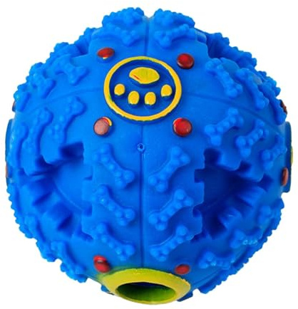 Générique Pawcia Giggle Sound Ball pour Chien, Boule sonore Interactive Amusante pour Chien, Distributeur de friandises pour Chien, Boule d'alimentation pour Chiens à remplir de Nourriture