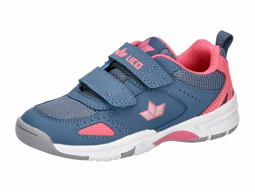 Lico Jungen Peyton V Zapatillas de Deporte Unisex para niños, Color Gris/Rosa, Talla 25 EU, Gris Rosa, 25 EU