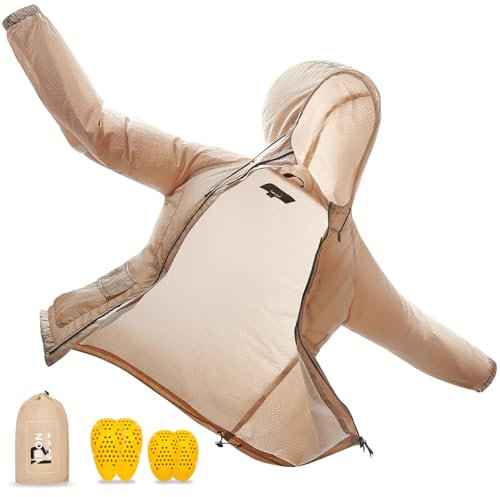 RIDEIRON Veste Moto Anti-UV Homme Été UPF30+ avec Protections CE – Légère, Respirante pour Motard & Vélo