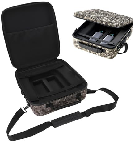 Satellite Hard Case, Rain Proof Small Carrying Case Portable Satellite Dish Protective Hard Case for Travel Camping