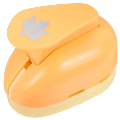 HOMSFOU Kreisschläge basteln für Handwerk Punch Handwerkzeug für Papierarbeiten Bastelwerkzeug für Handarbeiten Bastelwerkzeug Locher zum Basteln Locher einzeln Abs Orange