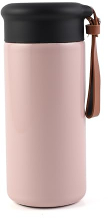 MHwan Thermobecher, 300ml Thermo Kaffeebecher, Tragbarer Thermosbecher für die Hand, Auslaufsicher, Hält Getränke Heiß Oder Kalt, 360°-Trinköffnung, BPA-Frei