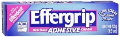 Effergrip Denture Adhesive Cream 1.50 oz (Pack of 9)