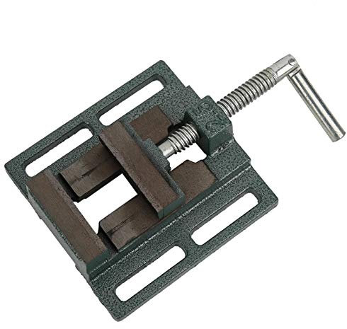 Tornillo de banco de bloqueo, tornillo de banco de taladro, herramientas de abrazadera de banco de máquina de perforación de sujeción de fresado de alta precisión 2,5 pulgadas 133 x 131 x 42,7 mm