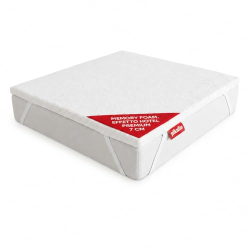 PIKOLIN Surmatelas Hôtel 150x200cm Épaisseur 7cm Mémoire Forme