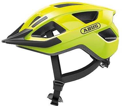 ABUS Casco de bicicleta Aduro 3.0 - Casco urbano deportivo con un diseño elegante para el día a día y las excursiones deportivas - para hombres y mujeres - amarillo, talla M