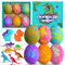 Bombas de Baño, Aofmee Dinosaurio Huevos Bombas de Baño para Niños y Niñas, Bolas de Baño de Espuma, Baño de Burbujas Set de Regalos para Pascua Halloween Navidad San Valentín Cumpleaños o Pascua