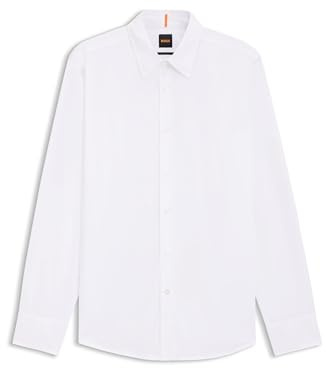 BOSS Relegant_6_M, Camicia Uomo, White100,