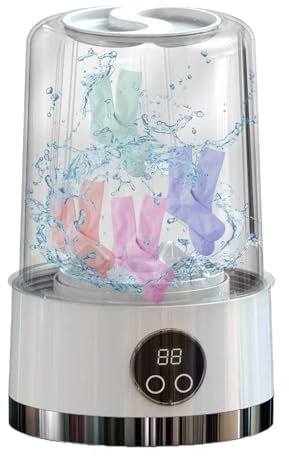 Laveuse de sous-vêtements portable | Sous-vêtements, culottes, chaussettes sans fil, machine à laver pour voyage, camping, dortoir, appartement