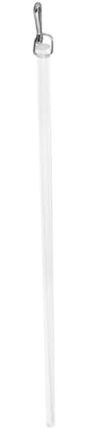 UTHCLO Bastone Tiratenda e Materiale Robusto in Acrilico da 43cm Accessorio Elegante con Superficie Liscia per Tende e Bastoni per Tende Moderni