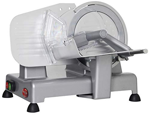 RGV Luxor 20 Affettatrice, 110 W, Diametro 20 cm, Alluminio, Colore Argento