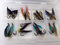 Doppelt Wet Fliegen für auf Meerforelle und kleine lachs Box Set von sechzehn Größe 8 Trout Fly Angeln Pack # 324