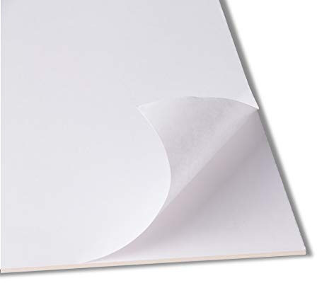 Fixmount Selbstklebender Karton 1,5mm stark - 60x80cm - 1 Stück - mit einseitig klebender Oberfläche