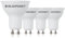 Blaupunkt LED GU10 Birne – Strahler – Reflektor – Raumbeleuchtung – 5W – Ersatz für 50W – Warmweiß 2700K – Led Lampen – 450 Lumen – Energie- und Kostensparendes Licht – Spotlight – 4-er Pack