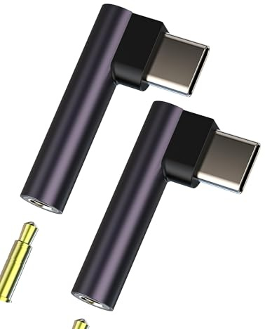 Adaptador USB C a jack auriculares 3,5 mm (2 paquetes)Auriculares Micrófono AUX Audio Cable Accesorios para IPhone15 Pro Type C Toma Adapter Compatible para Samsung SDopiador Headphone Para Apple Para