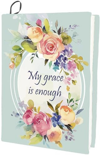 CRASPIRE Butterfly Stretchable Book Cover Flower Words Washable Reusable Large Nylon Book Protector Elastic Notebook Wraps Suitable for 9 x 11in Hardcover Books Classroom Students