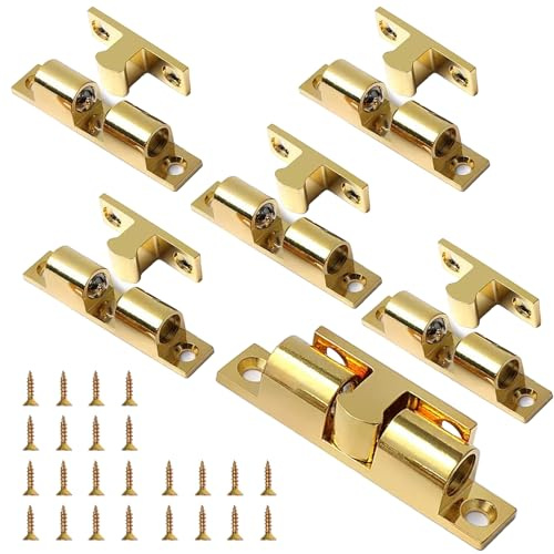 6 pcs push pull per ante,calamite per mobili chiusura,cerniera per ante cucina con viti,calamita per ante mobili,apriporta a pressione,chiusure magnetiche a scatto,ammortizzatori per ante di armadi