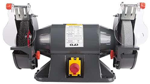 Touret industriel meule + brosse ø200x32x32mm 900W 230V - EG 0225 - CLAS Equipements