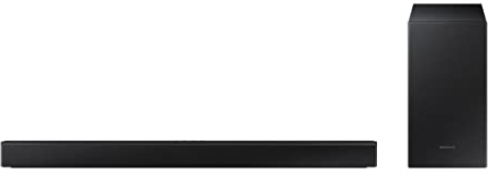 Samsung Soundbar HW-B430/ZF with 2.1 Channel 270W Subwoofer 2022, Deep Bass, Surround Effect, Optimized Sound, Single Remote