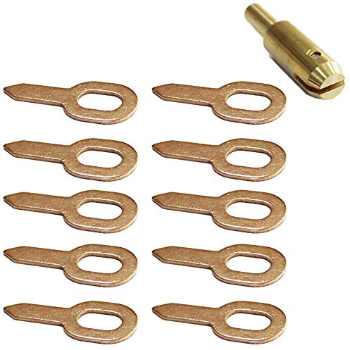 Qwertfeet Kit de herramientas de reparación de carrocería de coche, anillos de tracción rectos, almohadillas de soldador de puntos, kit de soldadura por puntos, martillo deslizante, sistema milagroso