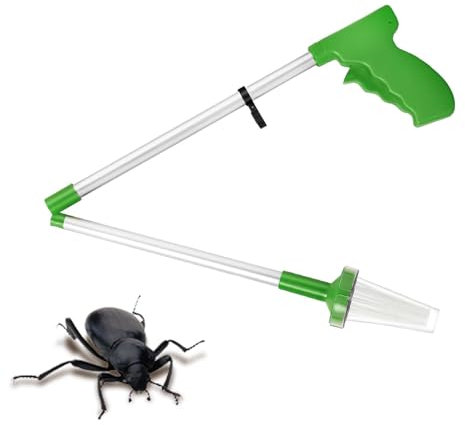 Attrape-araignée À Long Manche | Attrape-insectes Pliable En Alliage D'aluminium, Pince À Araignée Longue À Main, Attrape-cafard, Attrape-insectes Pliable, Mon Attrape-insectes, Outil De Piège À Araig