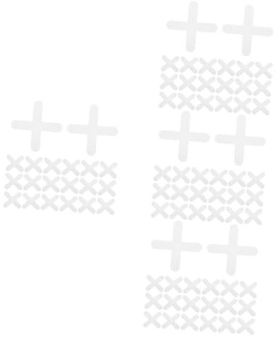 Gadpiparty 4sets Tile Leveling Clips 4mm Tile Grout Spacers for Uneven Floor Ceramic Spacers 1000pcs*4