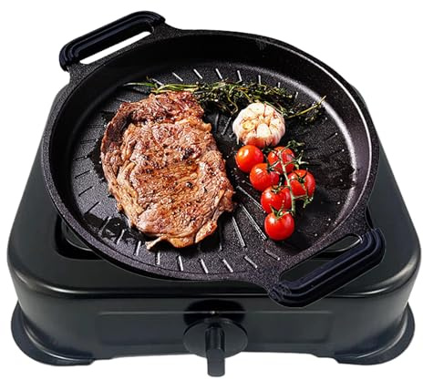 doyandader Fornello da campeggio portatile – Compatto singolo fornello da campeggio, accessorio leggero, fornello ad alta efficienza per viaggi, giardino, barbecue picnic