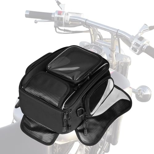 Borsa Serbatoio Moto per Triumph Tiger 1200 ADV, Impermeabile Zaino da Moto di Grande capacità Multifunzionale Borsa Magnetica Forte