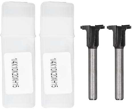 YWBL-WH Arc Bending Router Bit 90 Degree Angle Forming Carbide Integrated Cutter for Wood Grooving Trimming 2PCS Set with Storage Boxes
