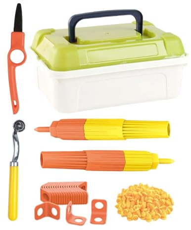 Générique Kit de Construction en Carton,148 Pièces Rouleau à Plis Dentelé Éducatif et Sûr,Cutter en Carton Sécurisé - pour Créations Maison École Atelier Château Fort