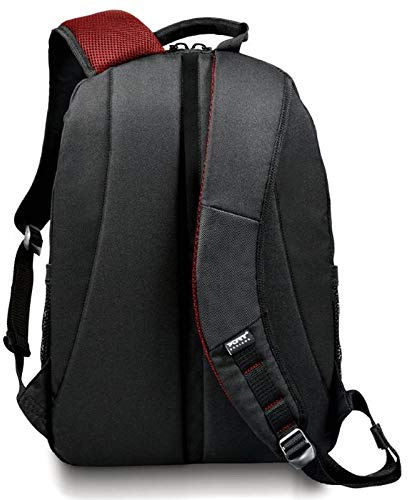 Port Designs Houston Padded Protective Backpack for 17.3-Inch Laptops, Black
