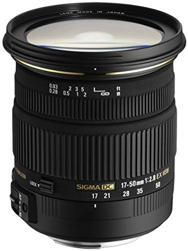 Sigma 583110 17-50mm f2.8 EX DC HSM Optical Stabilised lens for Digital SLR Cameras with APS-C Sensors