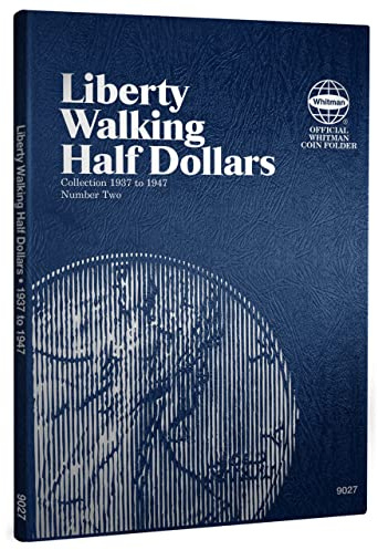 Whitman US Walking Liberty Half Dollar Coin Folder 1937 - 1947 #9027