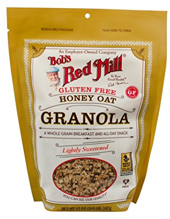Bobs Red Mill Gluten Free Honey Oat Granola, 340 g