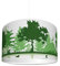 Kinderzimmer Lampenschirm Waldtiere grün KL48 | kinderleicht eine Tier-Lampe erstellen | als Steh- oder Hängeleuchte/Deckenlampe | perfekt für Jungen & Mädchen | STIKKIPIX
