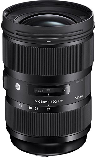 Sigma 24-35mm F2 AF DG HSM Art Lens for Canon 588954 Black