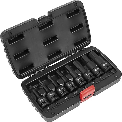 Impact Hex Socket Bit Set 8pc 1/2Sq Drive